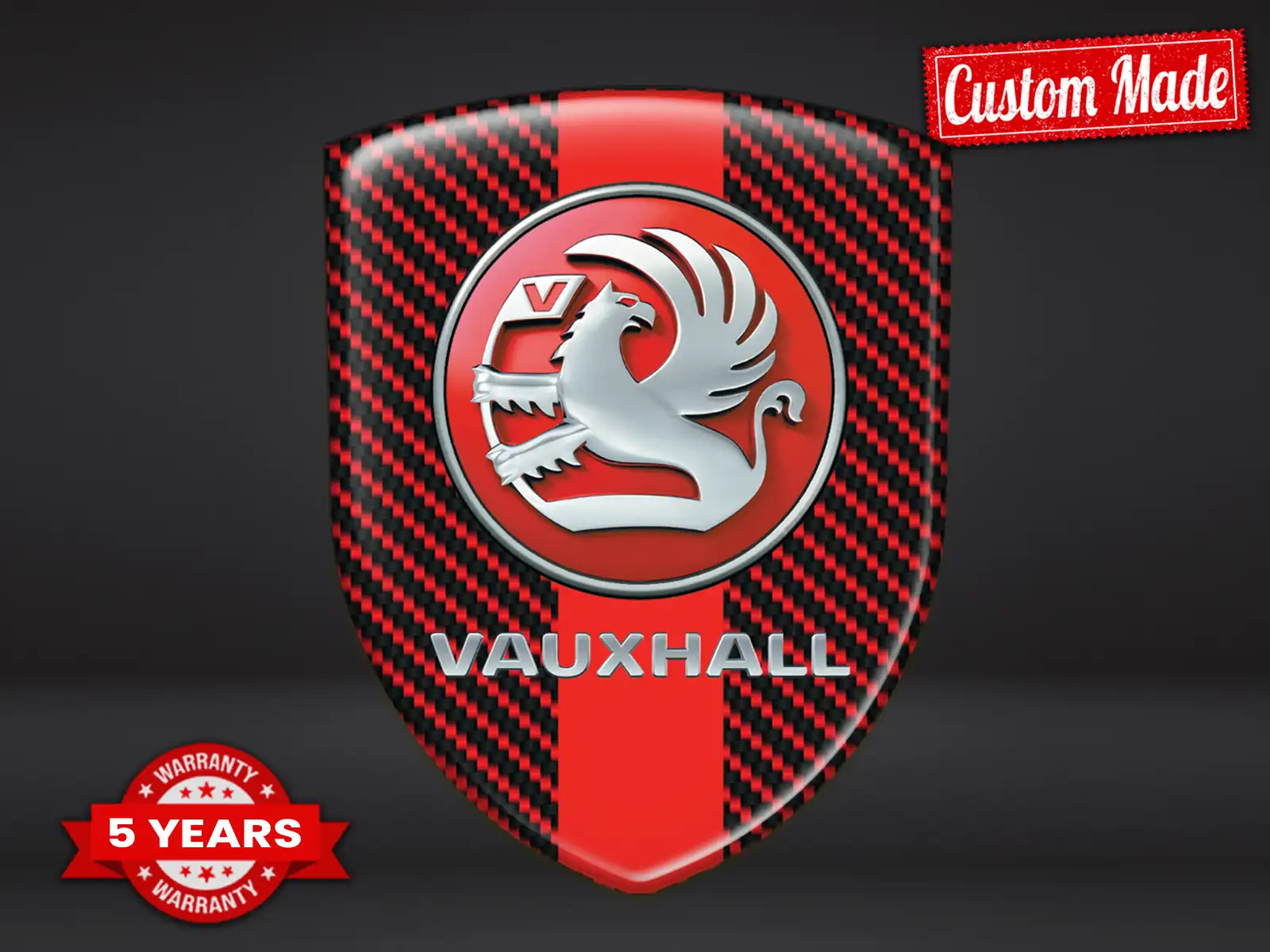 Vauxhall Striscione Parabrezza Auto Resistente Limitato Pregiato